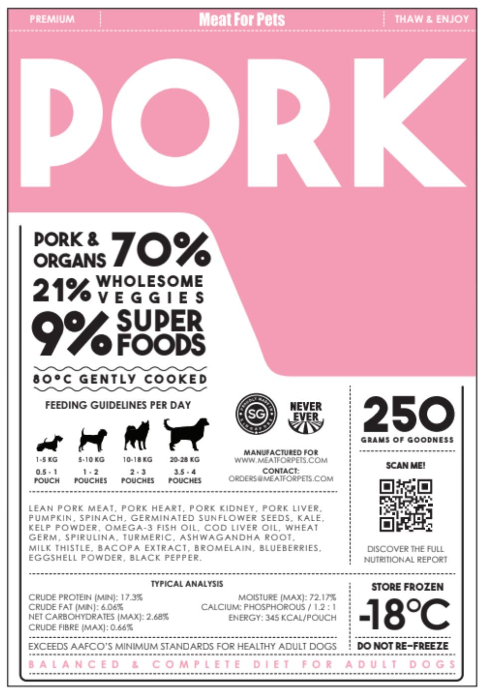 Gently Cooked Pork (250g) - Premium